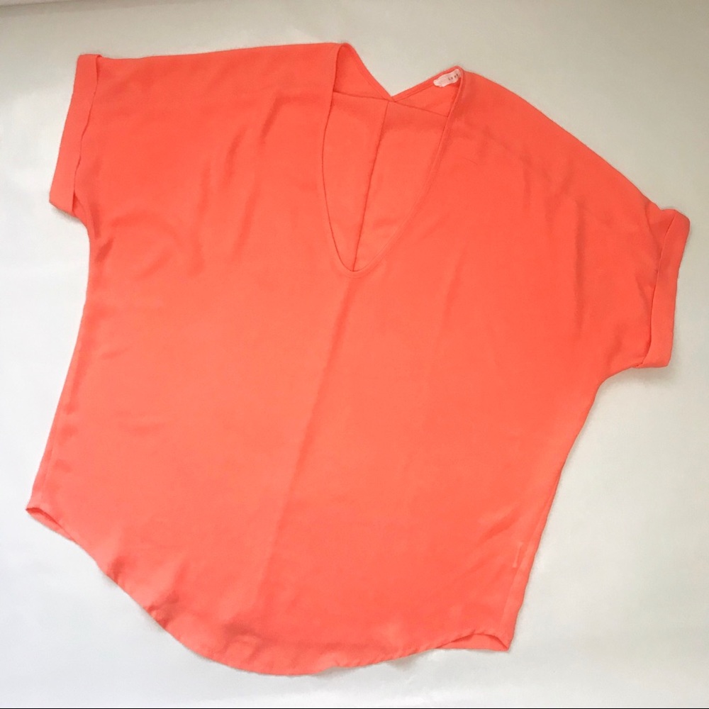 Lush Coral Oversize Blouse
